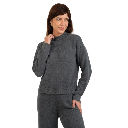 Pijama Manga Longa Hope Feminino Adulto Peluciado