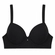 Sutiã Amoo Lingerie Plus Size Com Bojo e Aro Com Alça Reforçada Em Microfibra - PRETO-PRETO