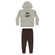 Conjunto Elian Masculino Infantil Blusão Ondas e Calça Em Moletom Felpado 4/8 - 7072-CINZA TEMPESTADE