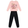 Conjunto Brandili Meninas Infantil Blusão e Calça Jogger Ursinho Algodão 4/10 - 2539-ROSA SMOOTHIE