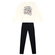 Conjunto Brandili Meninas Infantil Blusão e Calça Legging Estampada Algodão 12/16 - 0945-NATURAL