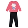 Conjunto Brandili Meninas Infantil Blusão e Calça Legging Gatinho Molecotton 1/3 - 1835-Confeti