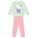 Conjunto Brandili Meninas Infantil Blusão e Calça Legging Gatinho Molecotton 1/3 - 1530-Azul Claro
