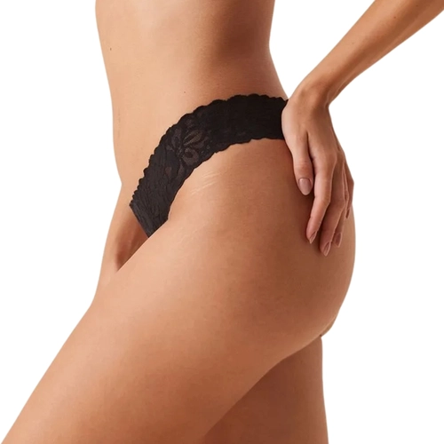 Calcinha Fio Dental Hope Renda Floral Em Microfibra