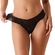 Calcinha Fio Dental Hope Renda Floral Em Microfibra - PTO-PRETO