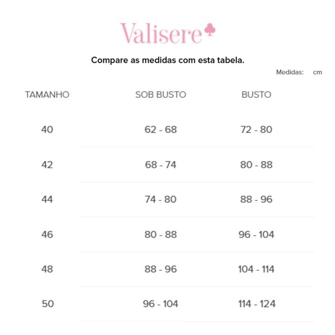 Tabela de Medidas