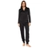 Pijama Manga Longa Valisere Essence Atelier Em Cetim - 71-PRETO
