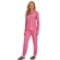 Pijama Manga Longa Danka Feminino Adulto Peach Touch Estampas Variadas - rosa-rosa