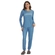 Pijama Manga Longa Danka Feminino Adulto Peach Touch Estampas Variadas - AZUL-AZUL