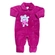 Macacão Manga Longa Petutinha Feminino Bebê Soft Peluciado - pink-pink