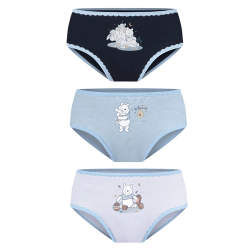 Kit 3 Calcinhas Lupo Kids Infantil Algodão Disney Ursinho Pooh