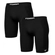Kit 2 Bermudas Térmicas Torp Masculina Microfibra Sem Costura - 9051-PTO/PTO