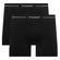 Kit 2 Cuecas Boxer Torp Adulto Microfibra Sem Costura - PRETO-PRETO