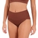Calcinha Faixa Dilady em Microfibra Soft Comfy - 6147-MARROM OCRE