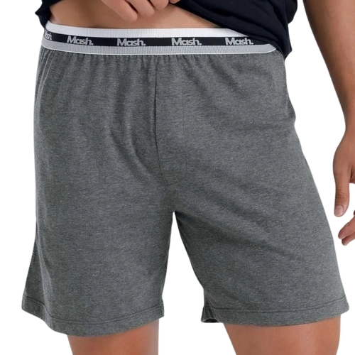 Pijama Manga Curta Mash Masculino Adulto Com Shorts Gola Careca Algodão