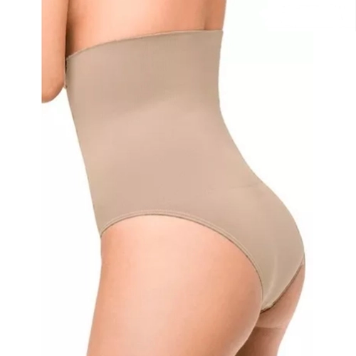 Calcinha Redutora Lupo Loba Cintura Alta Slim Sem Costura Microfibra