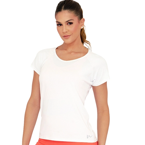 Camiseta Fitness Nay Sport Adulto Feminino Manga Curta Dry Fit