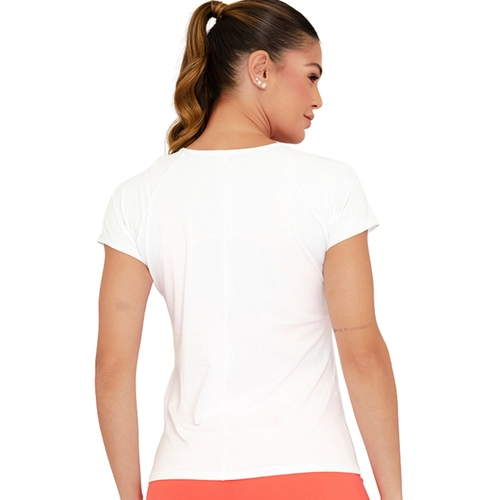Camiseta Fitness Nay Sport Adulto Feminino Manga Curta Dry Fit