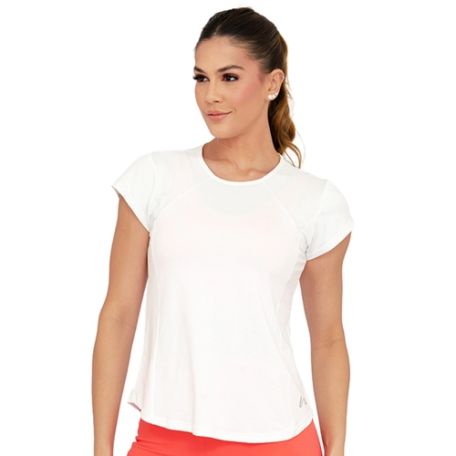 Camiseta Fitness Nay Sport Adulto Feminino Manga Curta Curves Dry Fit