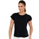 Camiseta Fitness Nay Sport Adulto Feminino Manga Curta Curves Dry Fit - 1-PRETO