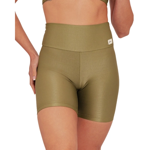 Bermuda Nay Sport Adulto Feminino Biker Em Microfibra