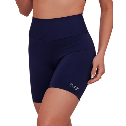 Bermuda Fitness Nay Sport Adulto Feminino Biker Matte Em Microfibra