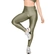 Calça Legging Nay Sport Adulto Feminino Rip Em Microfibra - 172-OLIVA