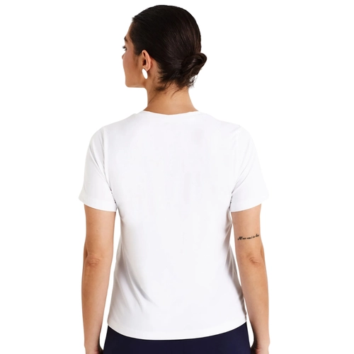 Camiseta Manga Curta Liz Adulto Feminina Oxigênio Em Microfibra