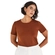 Camiseta Manga Curta Liz Adulto Feminina Oxigênio Em Microfibra - 305-CANELA