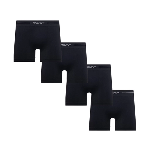 Kit 4 Cuecas Boxer Torp Microfibra Sem Costura