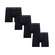 Kit 4 Cuecas Boxer Torp Microfibra Sem Costura - PRETO-PRETO