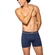 Cueca Boxer Lupo Básica Sem Costura Microfibra - 2300-BLUE NIGHTS/CINZA
