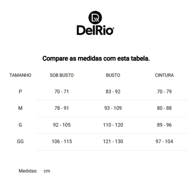 Tabela de Medidas