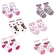 Kit 6 Meias Delos You Infantil Bebê Menino Menina Antiderrapante - feminino-feminino