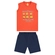 Conjunto Kamylus Infantil Masculino Basquete Regata e Shorts em Meia Malha 4/10 - ABOBORA-ABOBORA