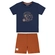 Conjunto Kamylus Infantil Bebê Masculino Manga Curta E Shorts Meia Malha P/G - MARINHO-MARINHO