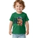 Camiseta Manga Curta Kyly Infantil Masculino Ursinho Em Algodão 1/3 - 70178-VERDEITÁLIA