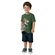 Camiseta Manga Curta Kyly Infantil Masculino Dinossauro Em Algodão 4/8 - 70121-VERDEBAMBU