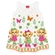 Vestido Kyly Infantil Feminino Cachorrinho Em Malha 1/3 - 0001-BRANCO
