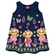 Vestido Kyly Infantil Feminino Cachorrinho Em Malha 1/3 - 6826-AZULMARINHO