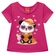 Blusa Manga Curta Kyly Infantil Feminina Pandinha Em Algodão 1/3 - 40064-ROSACHOQUE