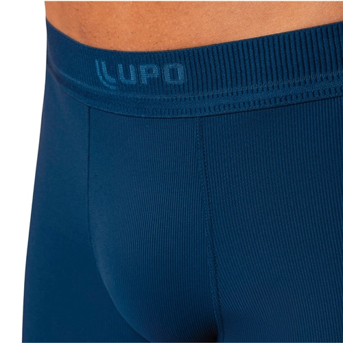Cueca Boxer Lupo Adulto Masculino Canelada Em Microfibra
