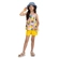 Conjunto Regata Kyly Juvenil Feminino Cores Variadas Com Short Em Cotton 10/16 - 400048-ROSAPOEMA