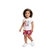 Conjunto Manga Curta Kyly Infantil Feminino Sereia Com Shorts Em Cotton 1/3 - 0001-BRANCO