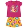 Conjunto Manga Curta Kyly Infantil Feminino Sereia Com Shorts Em Cotton 1/3 - 40064-ROSACHOQUE