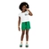 Conjunto Manga Curta Kyly Juvenil Feminino Com Short Florzinha Em Cotton 10/16 - 0001-BRANCO