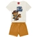 Conjunto Manga Curta Kyly Infantil Masculino Estampas Variadas Em Cotton 1/3 - 0460-MESCLAGELO