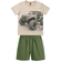 Conjunto Manga Curta Kyly Infantil Masculino Estampas Variadas Em Cotton 4/8 - 8550-BEGEWHEY