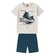 Conjunto Manga Curta Kyly Infantil Masculino Estampas Variadas Em Cotton 10/16 - 0467-MESCLAWHITE