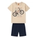 Conjunto Manga Curta Kyly Infantil Masculino Estampas Variadas Em Cotton 10/16 - 8550-BEGEWHEY